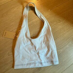 Aritzia Blue Halter Top